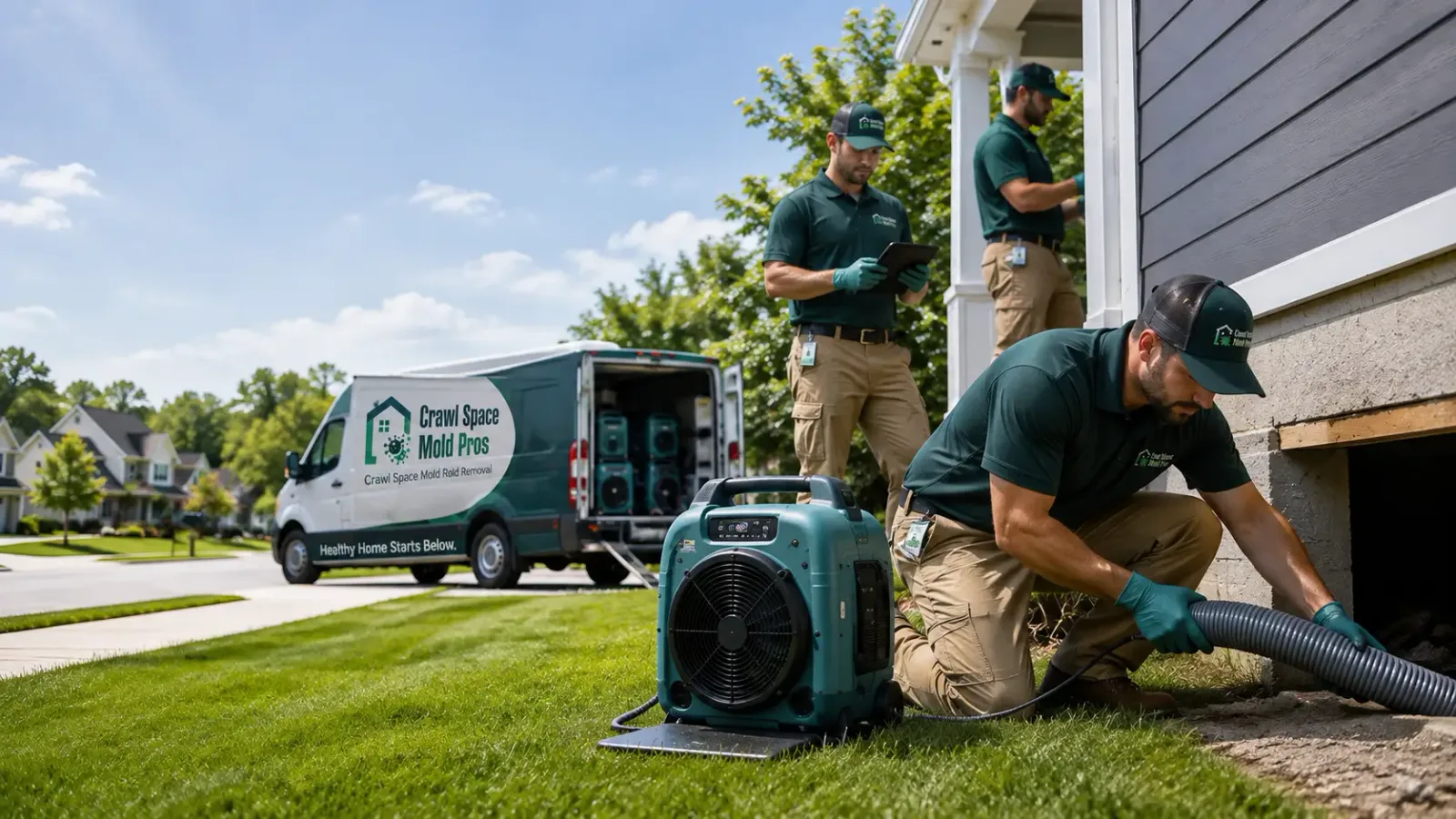 Crawl Space Mold Removal in Edwards, IL